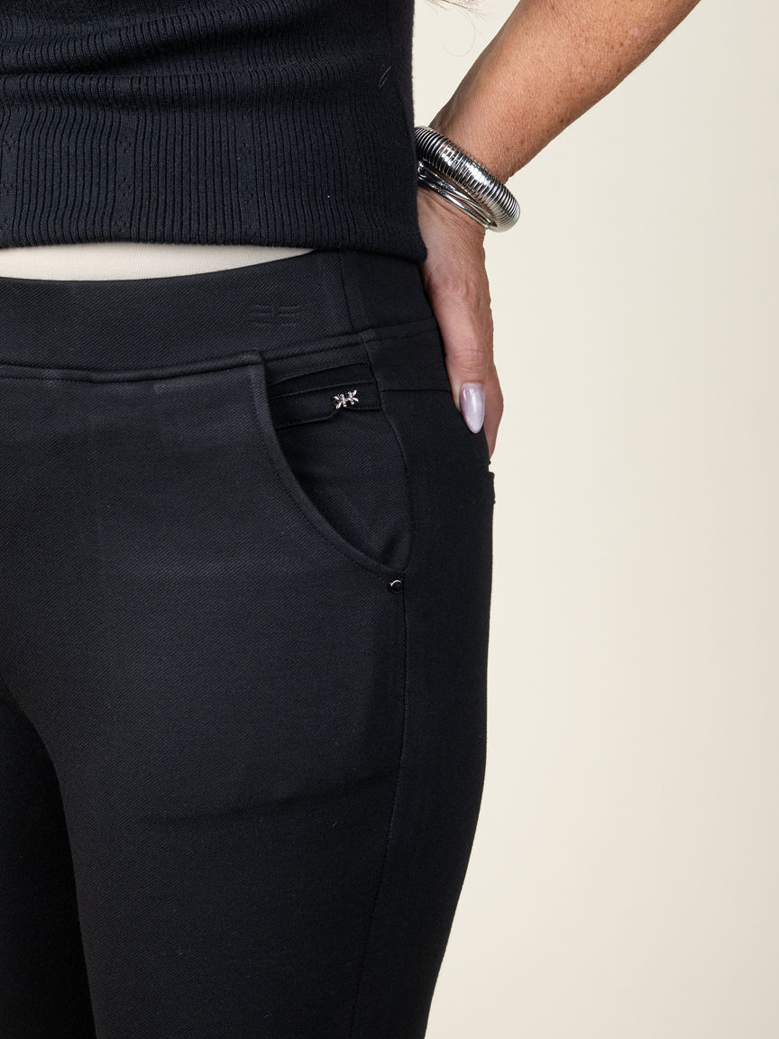 Straight Leg Pull On Pants