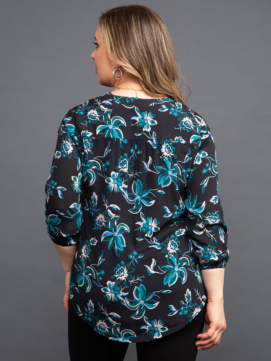 Floral Blouse Image 4