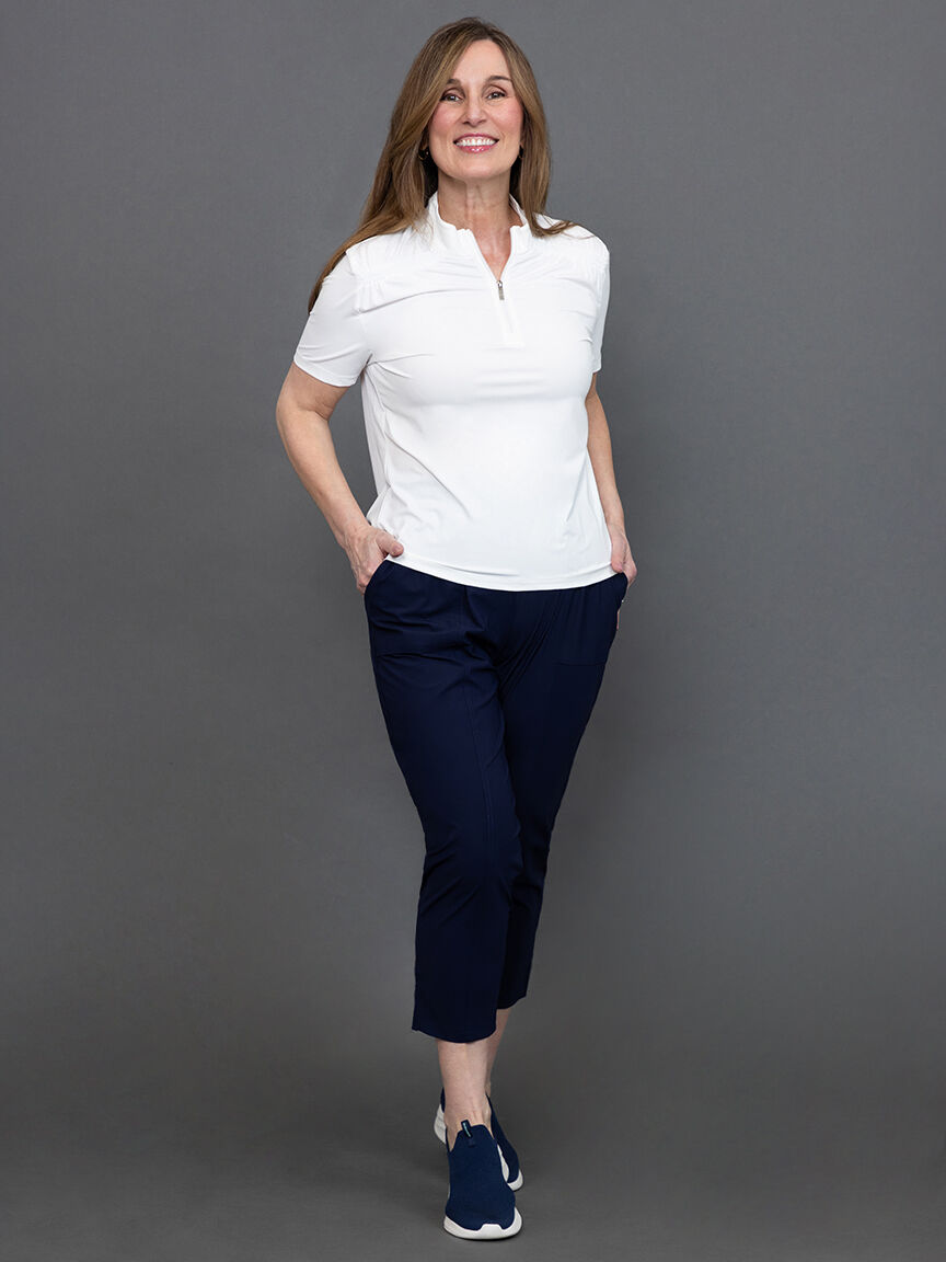 25&rdquo; Pull-On Technical Capris 