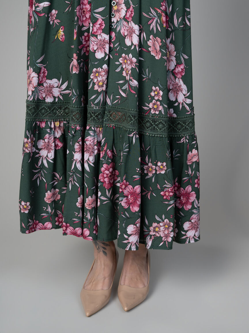 Short Sleeve Maxi Dress Image 3