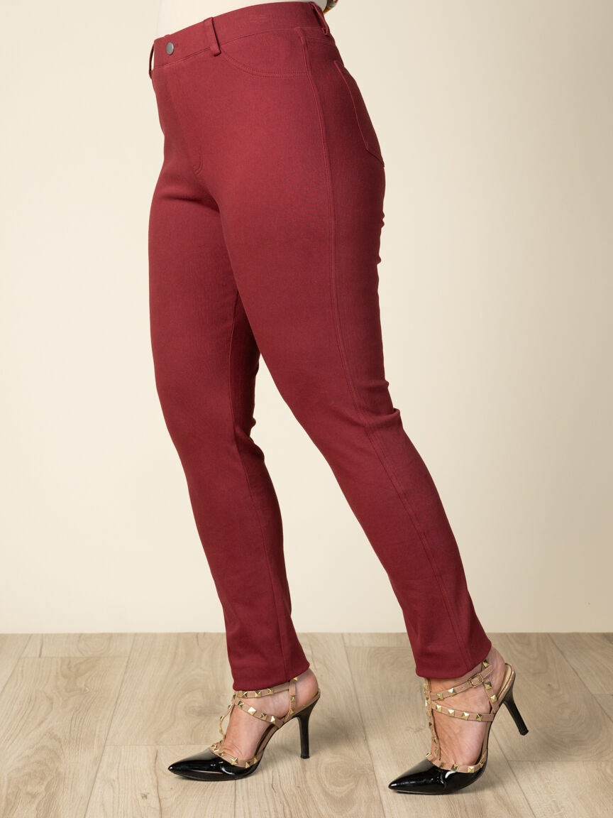 Pull-On Slim Leg Pant