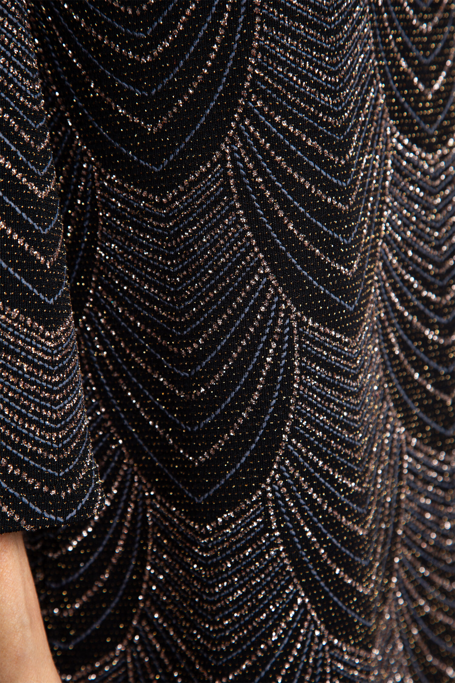 &frac34; Sleeve Shimmer Top  Image 5