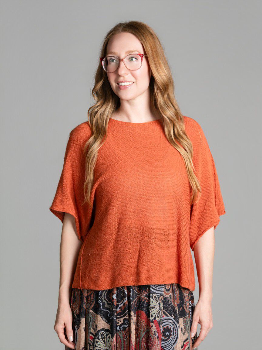 Short Sleeve Dolman Sweater