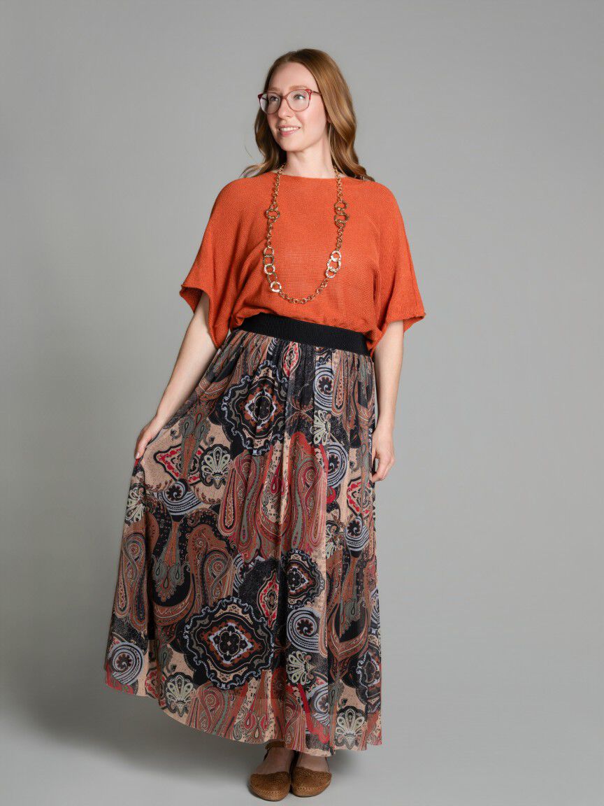Pull-On Maxi Skirt