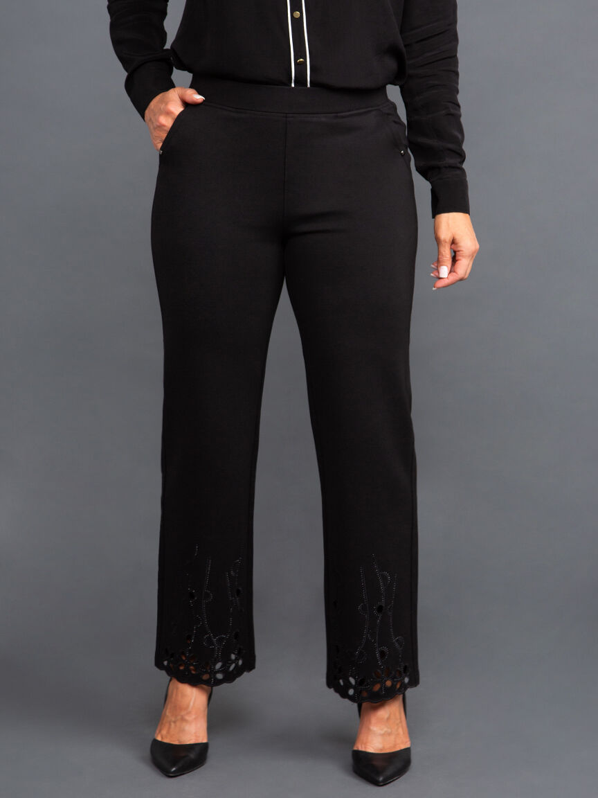 Ponte di Roma Pull-On Pant w/ Bling Image 2