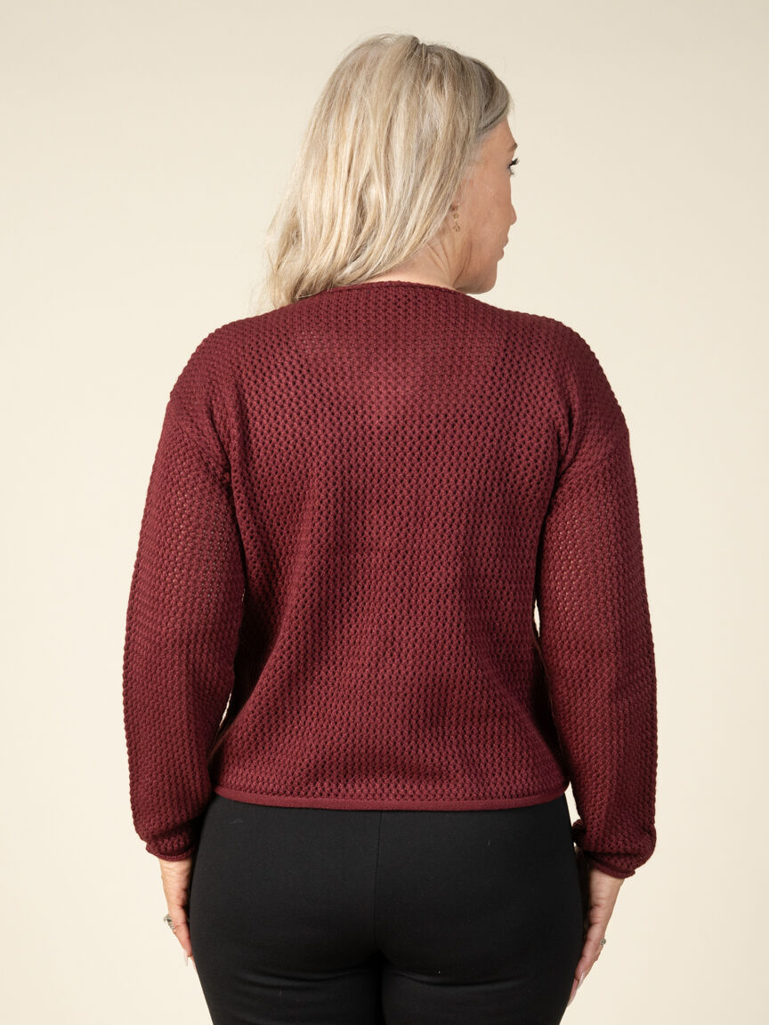 Crochet Button-Up Cardigan