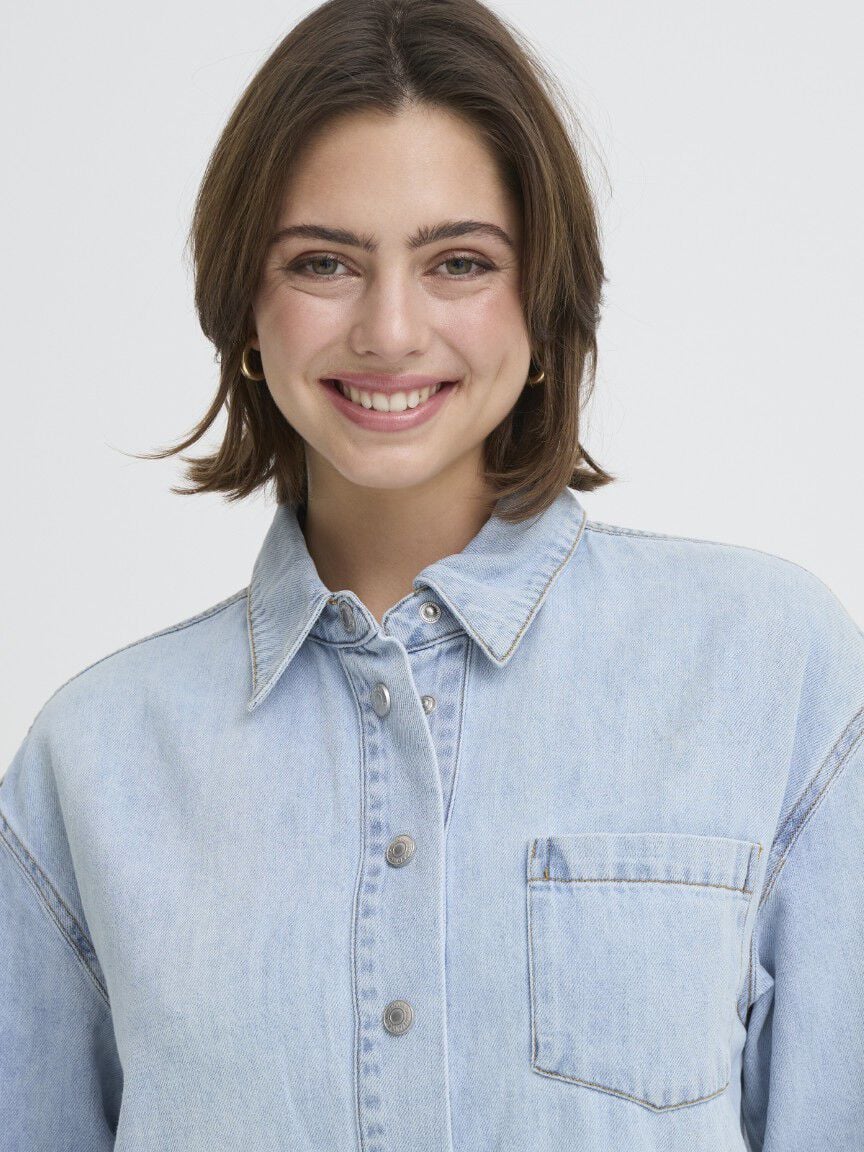Denim Duster Jacket