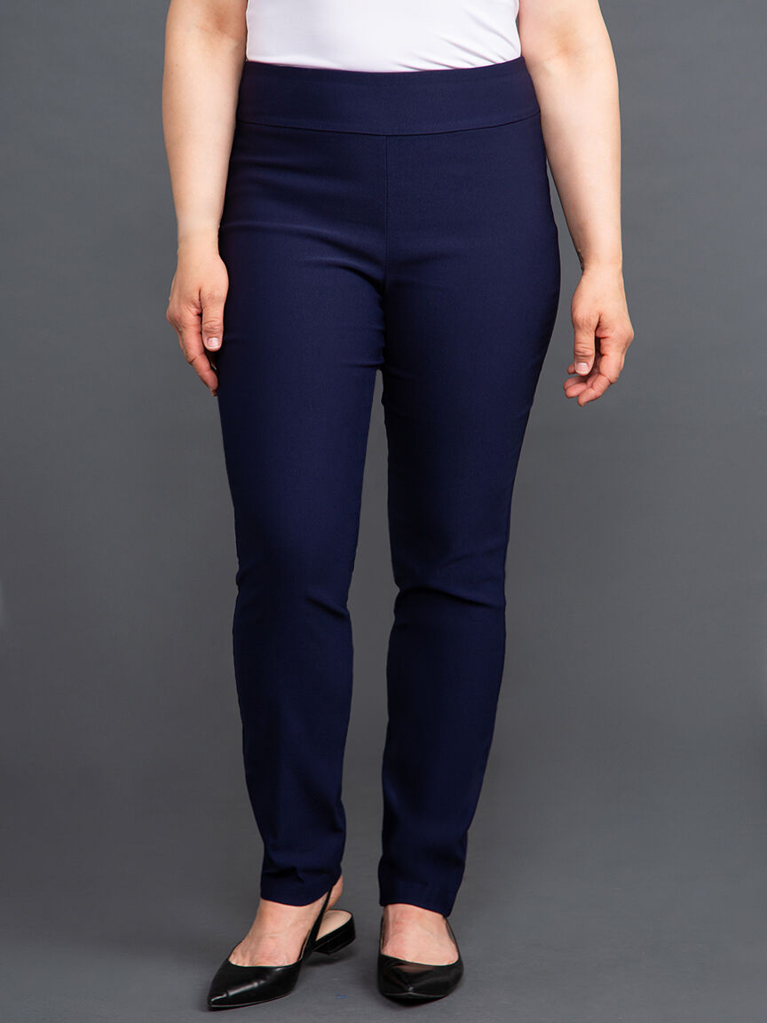 Bengaline Pull-On Pant w/ Tummy Smoothing Panel Image 2