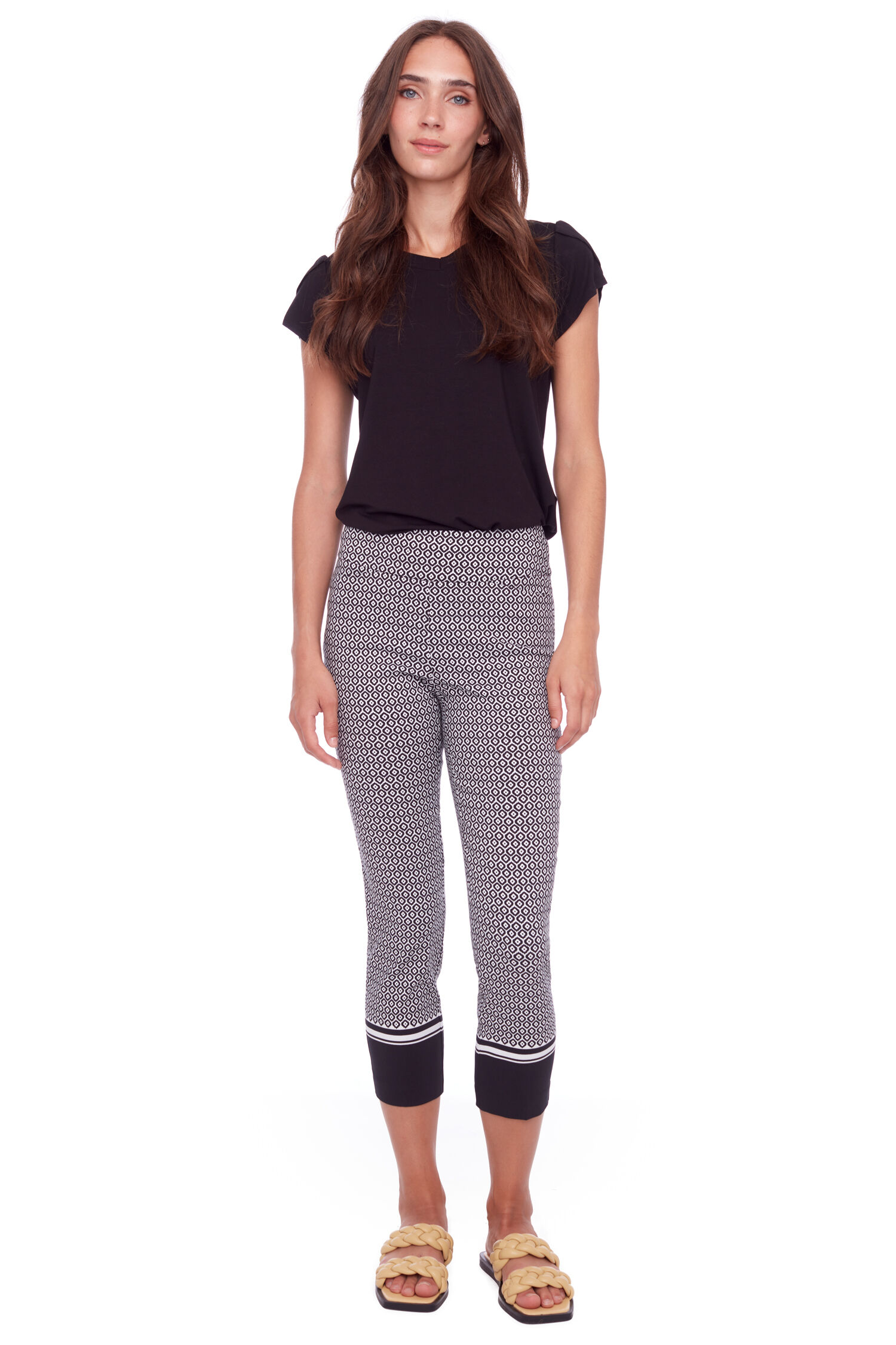 Border Techno Crop Pant Image 1