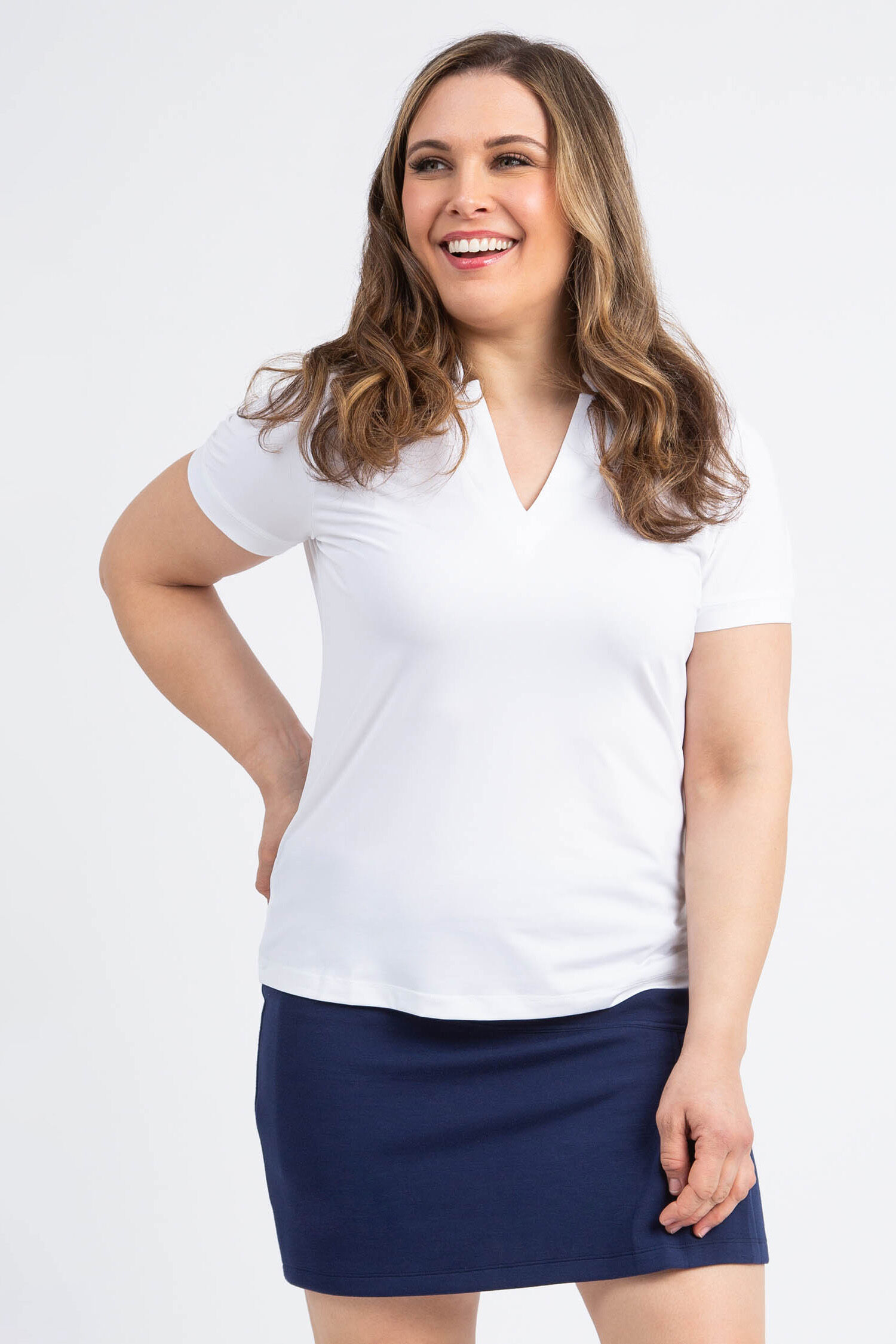 Performance UPF 50+ V-Neck Top Image 1