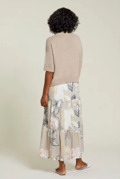 Elbow Sleeve Open Front Cardigan Image 2