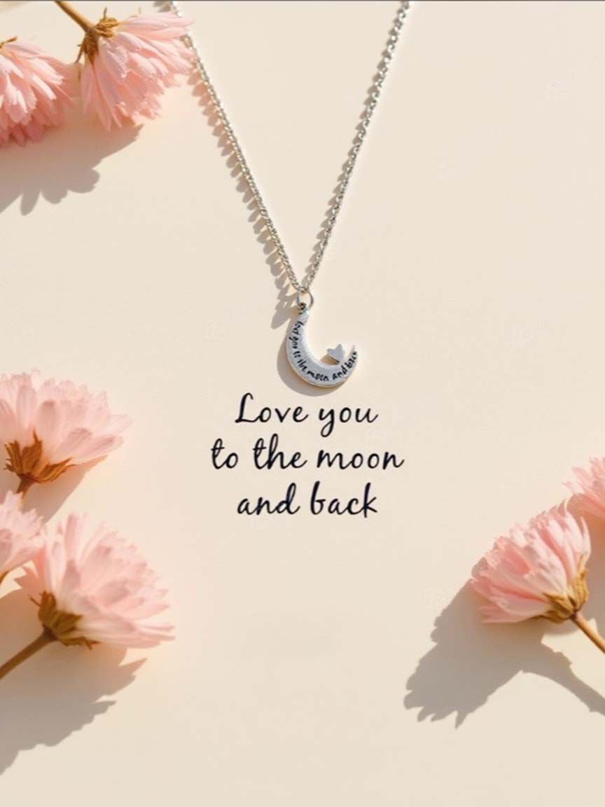 Love You to the Moon and Back Necklace