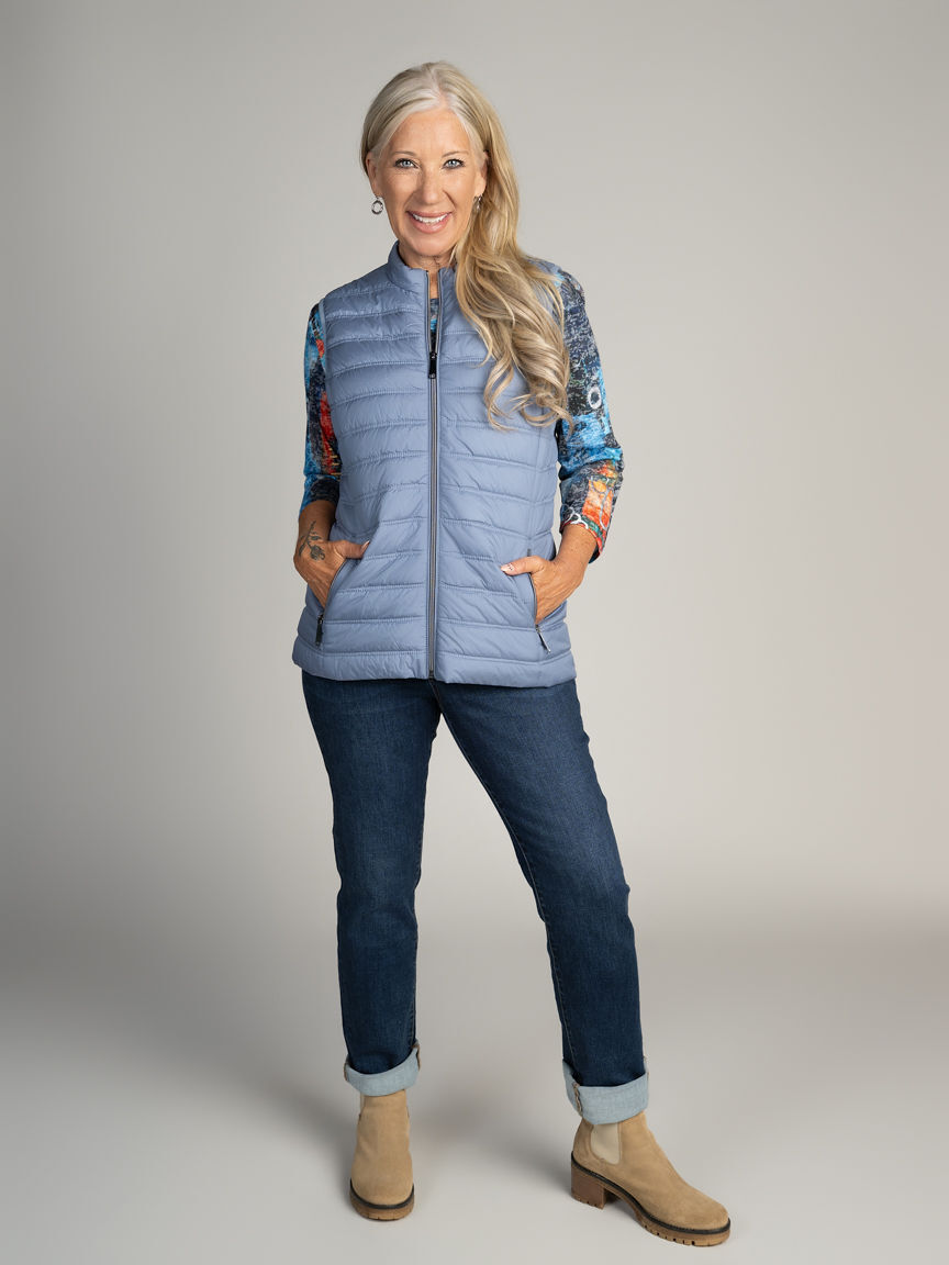 Lightweight Quilted Vest Image 5