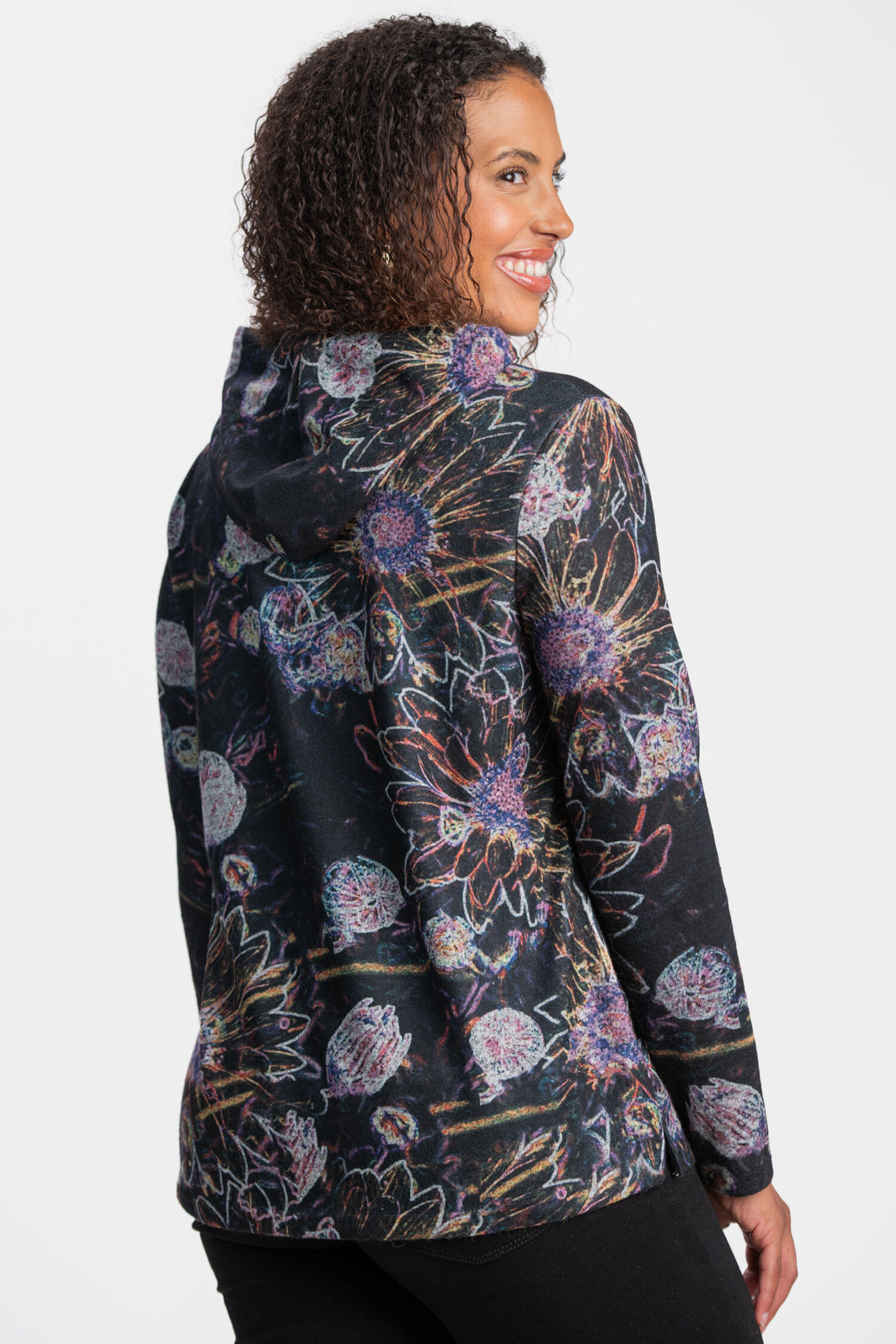 Long Sleeve Hooded Top  Image 2