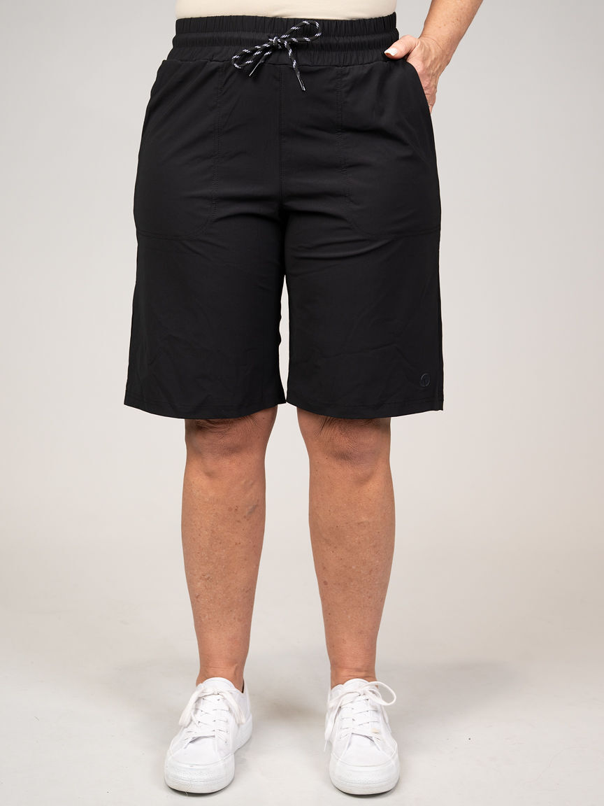 4 Way Stretch Pull On Shorts  Image 1