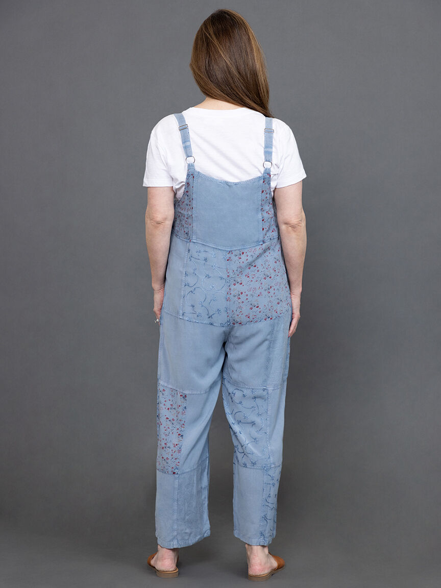 Embroidered Patchwork Jumpsuit Image 3