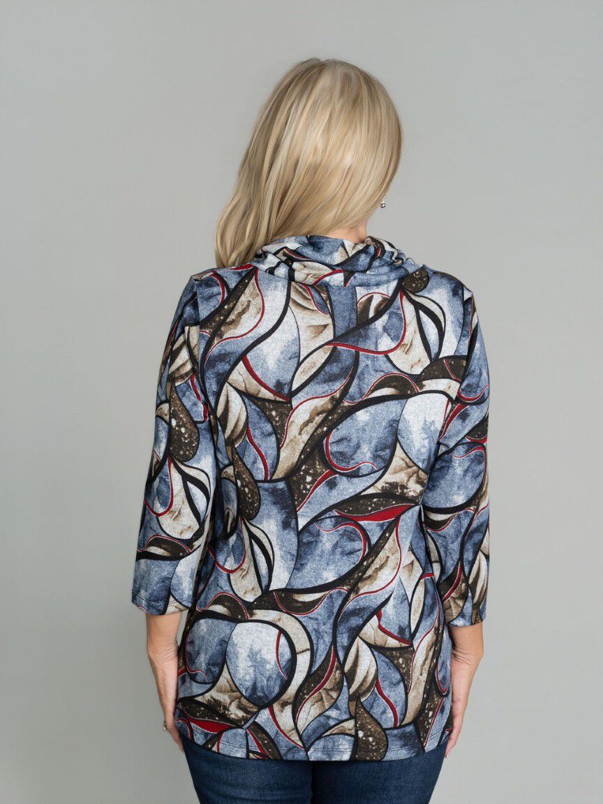 Long Sleeve Cowl Neck Top