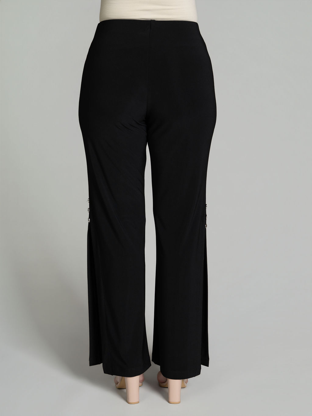 Side Slit Pull-On Pants