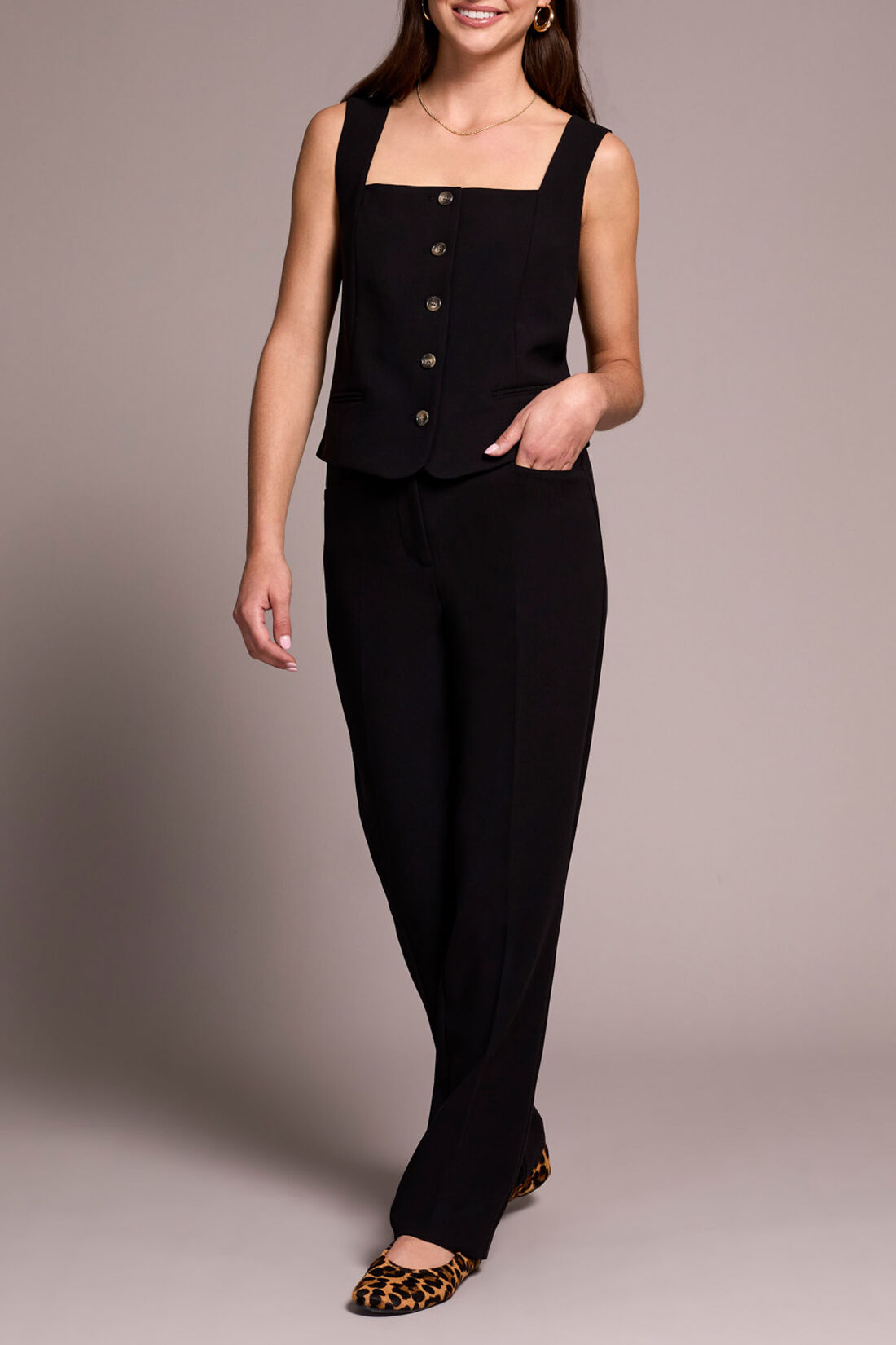 Luxury Twill Signature Straight Leg Trouser