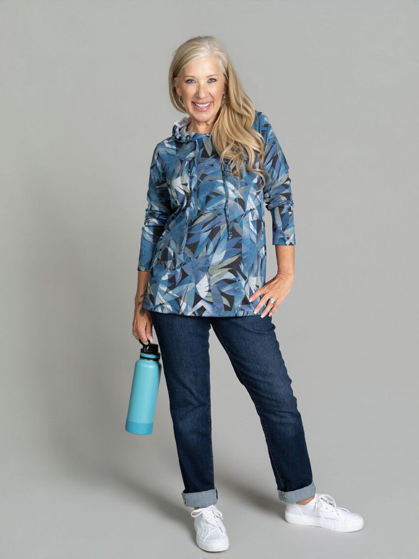 3/4 Sleeve V-Neck Top