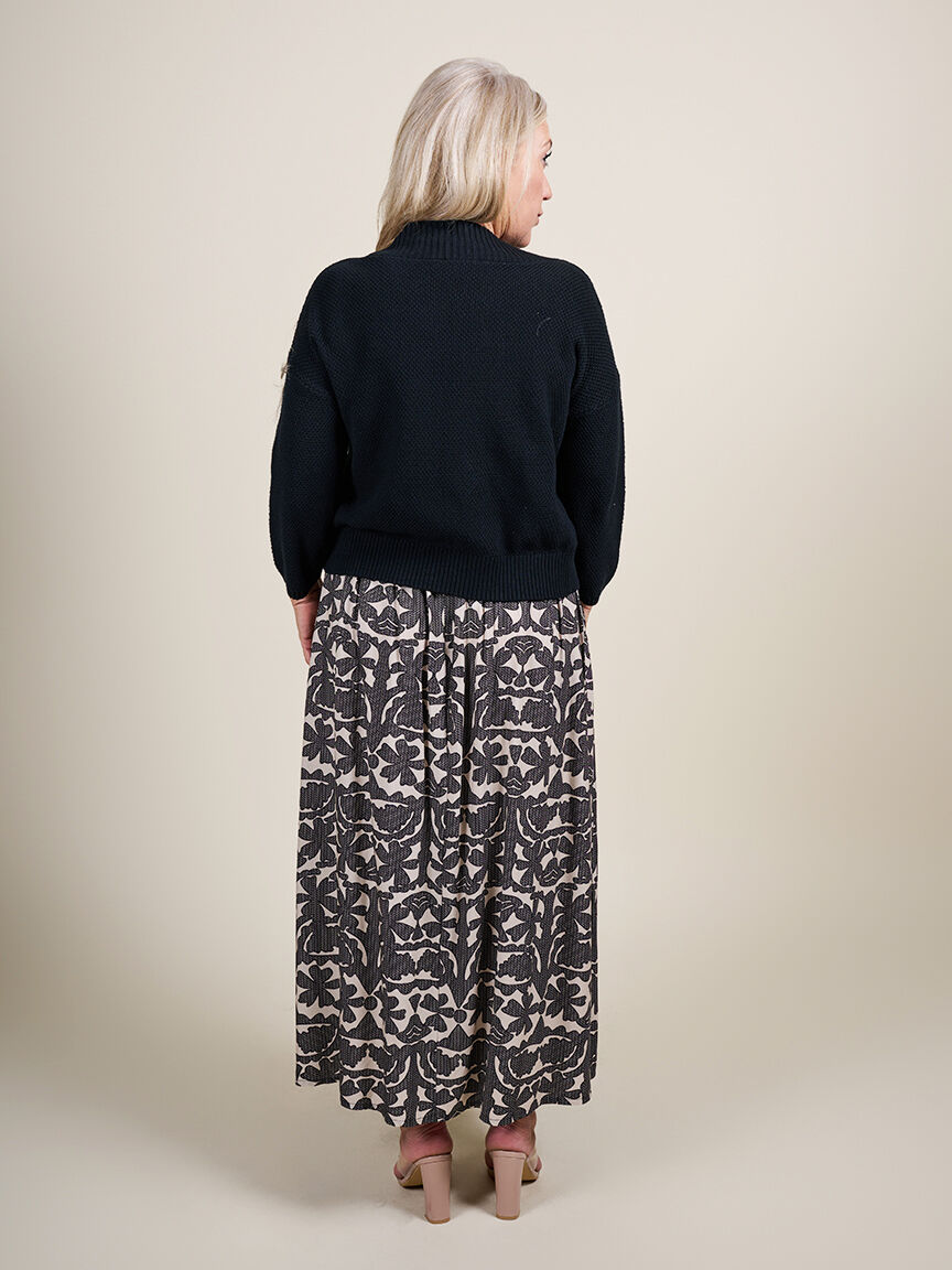 Cotton Curved-Hem Cocoon Cardigan  Image 2