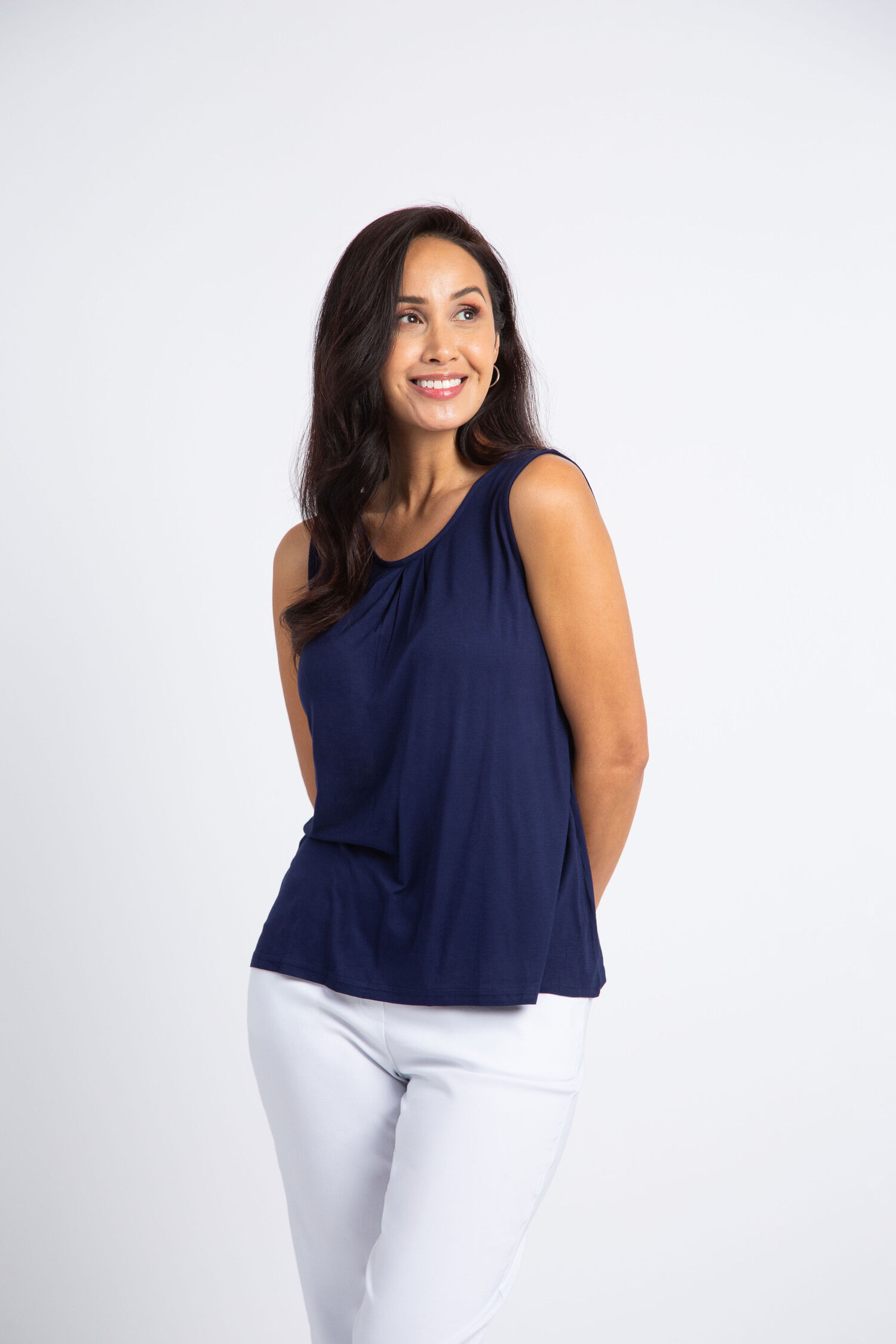 Sleeveless Aline Bamboo Top Image 2