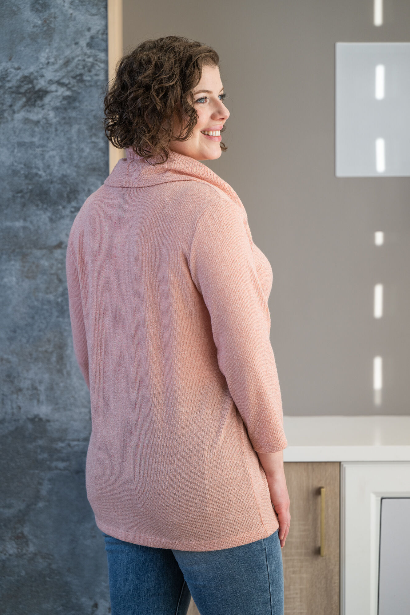 Stretchy Cowl Sweater Image 2