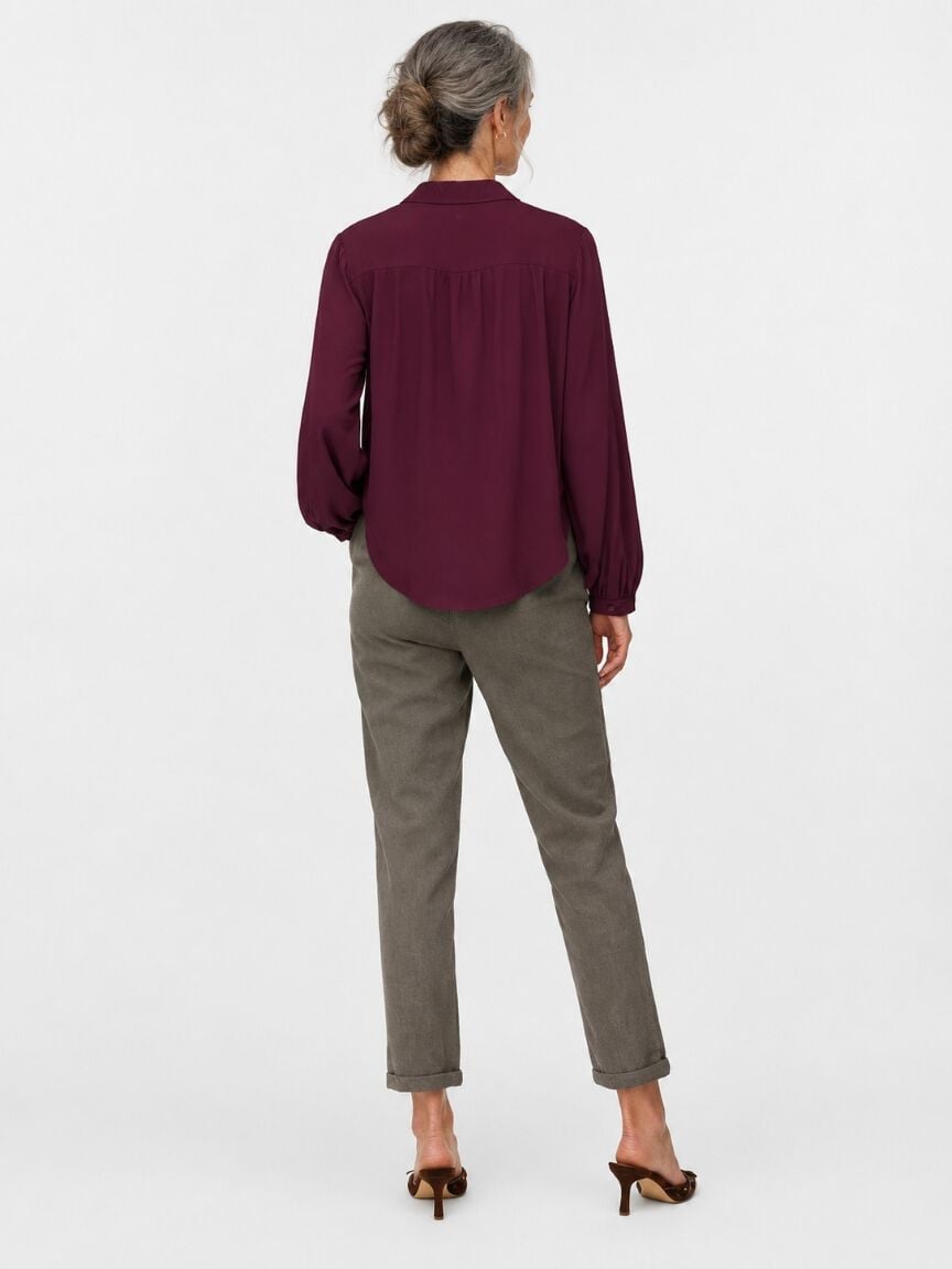 Pull-On Tapered Pants