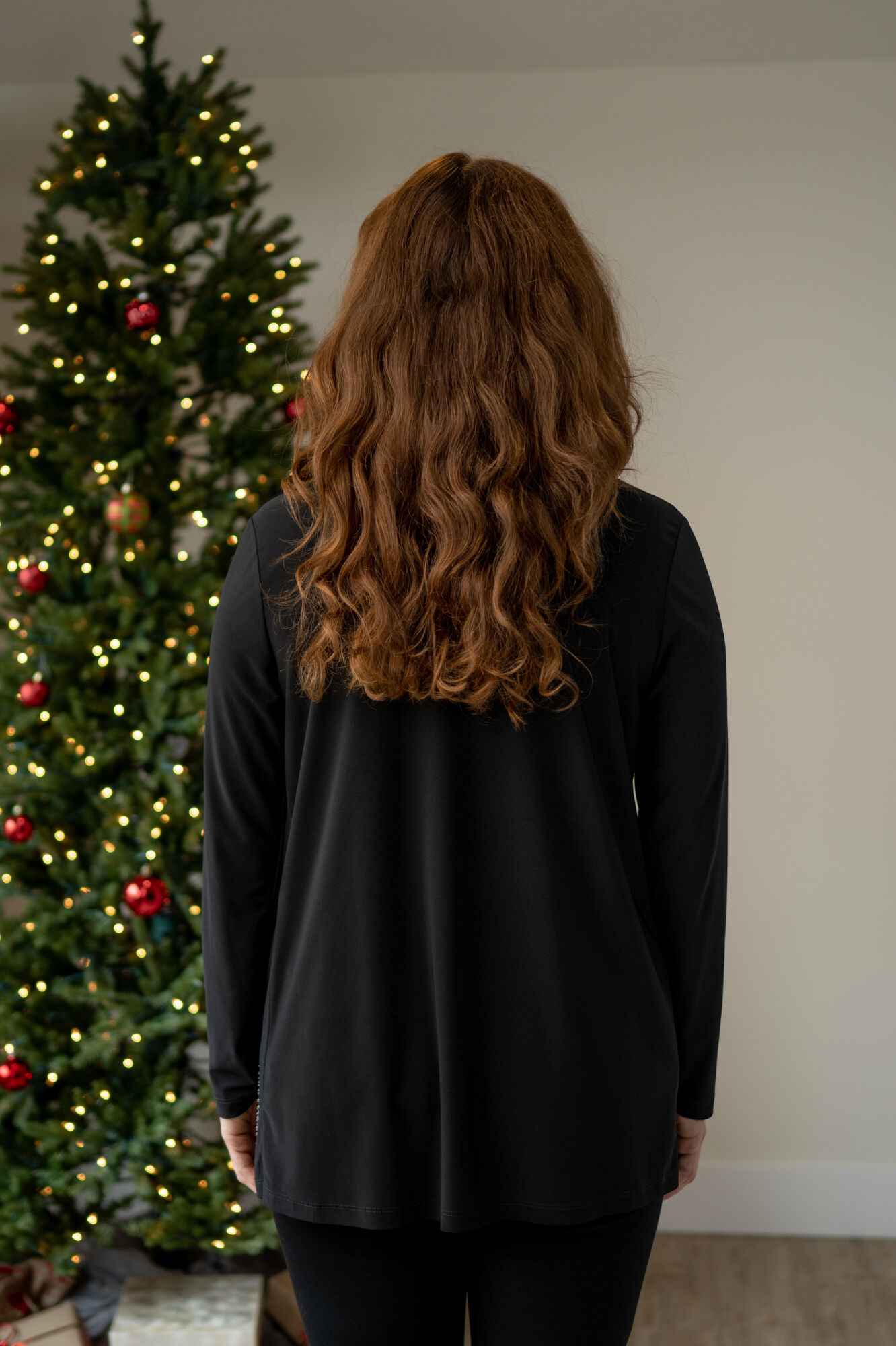 Chic Black Cardigan Image 3