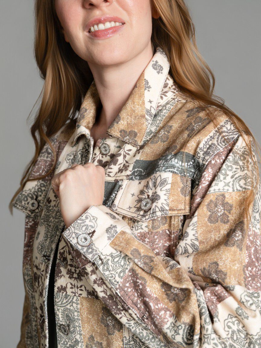 Patchwork Denim Jacket