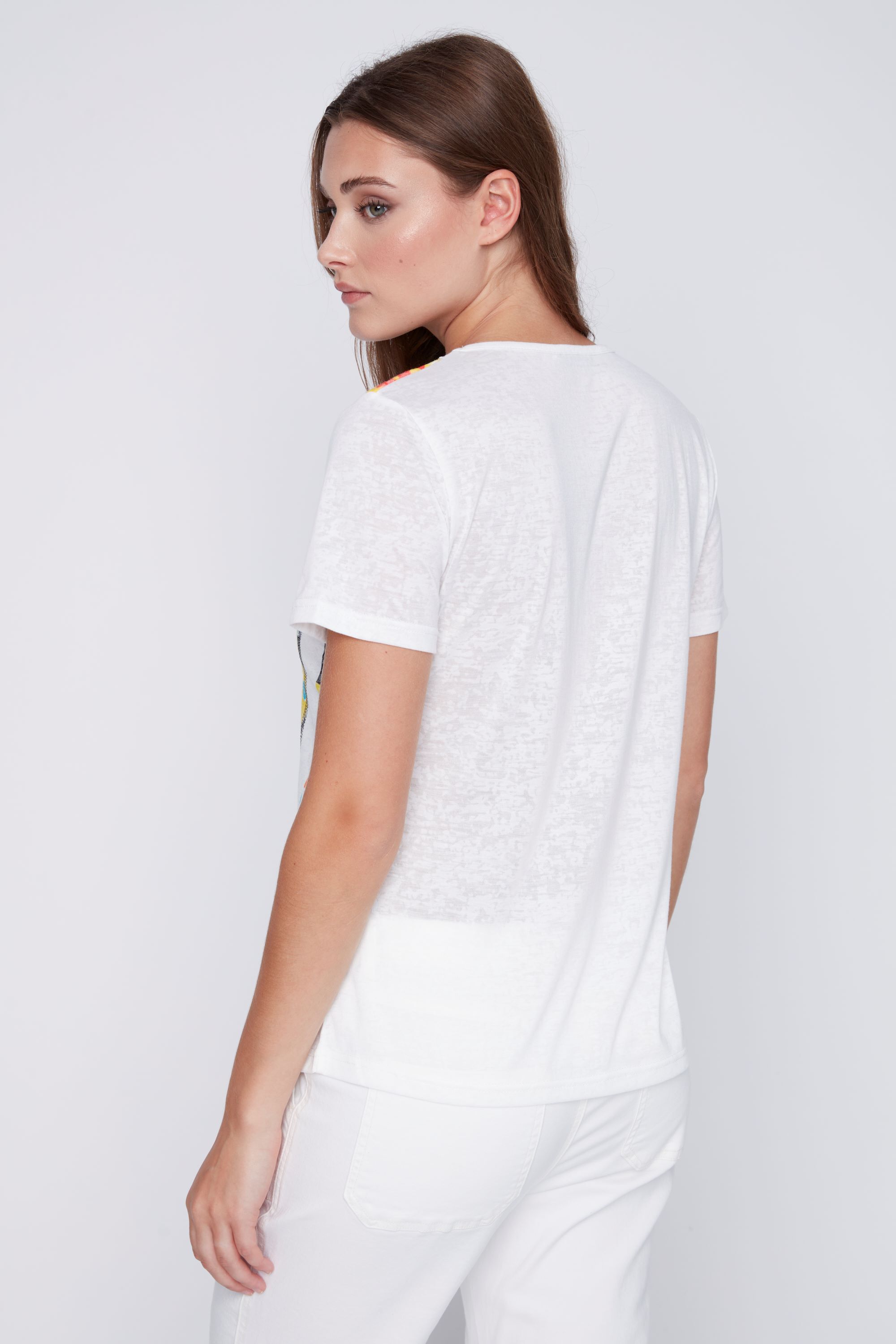 Faux Henley Tee Image 2