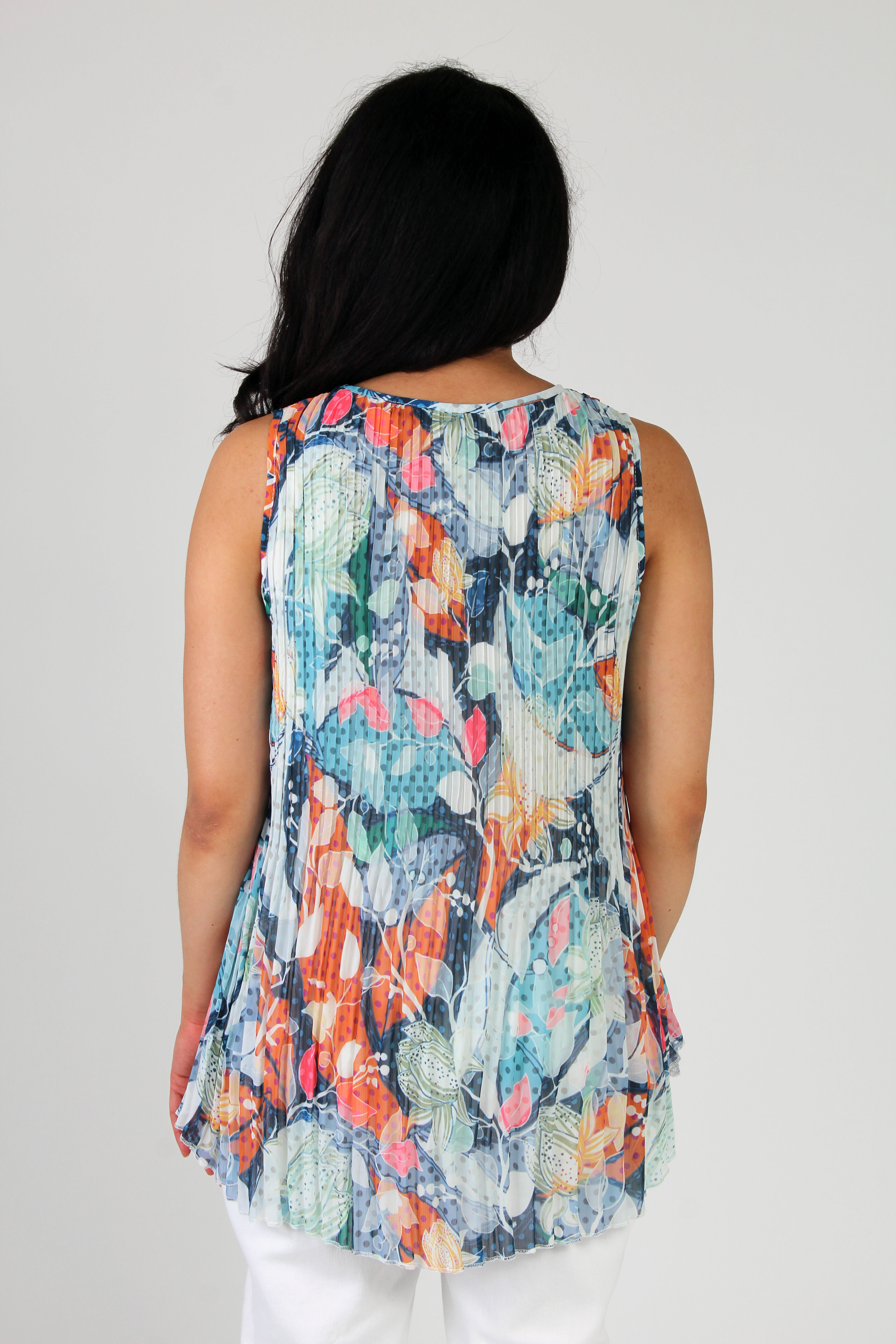 Layered Sleeveless Blouse