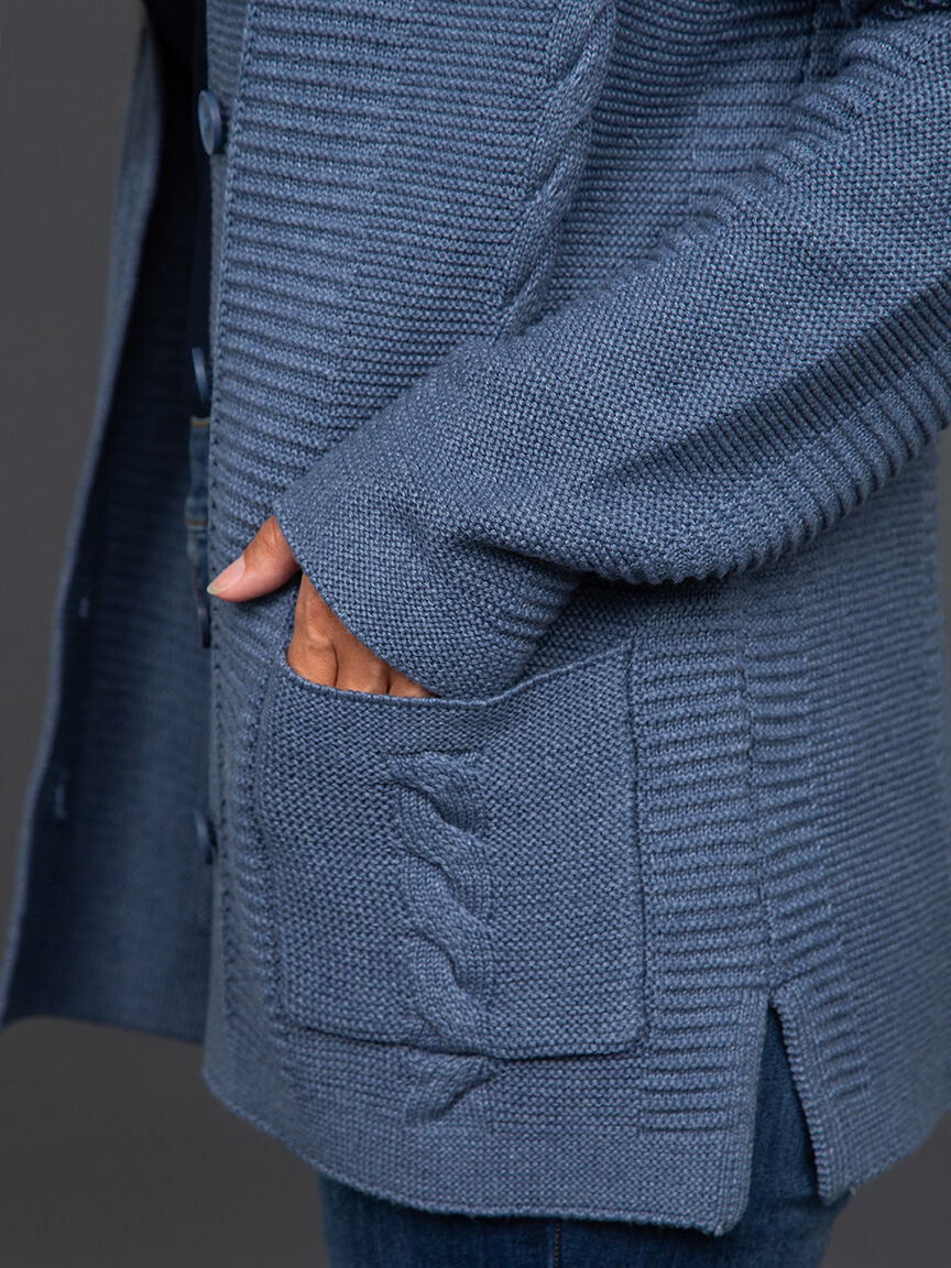 Button Down Knit Cardigan Image 5