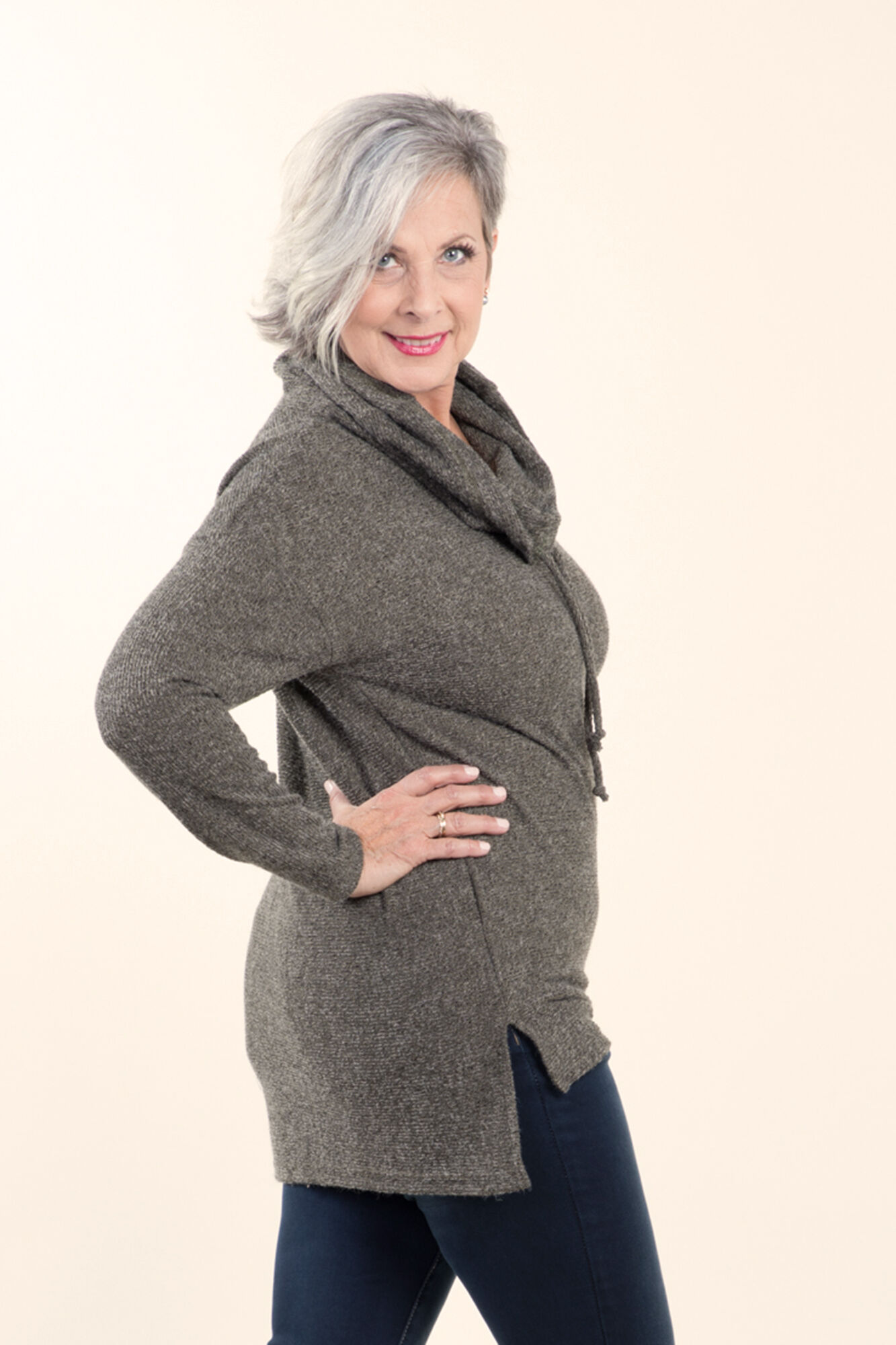 Cowl Neck Top Image 3