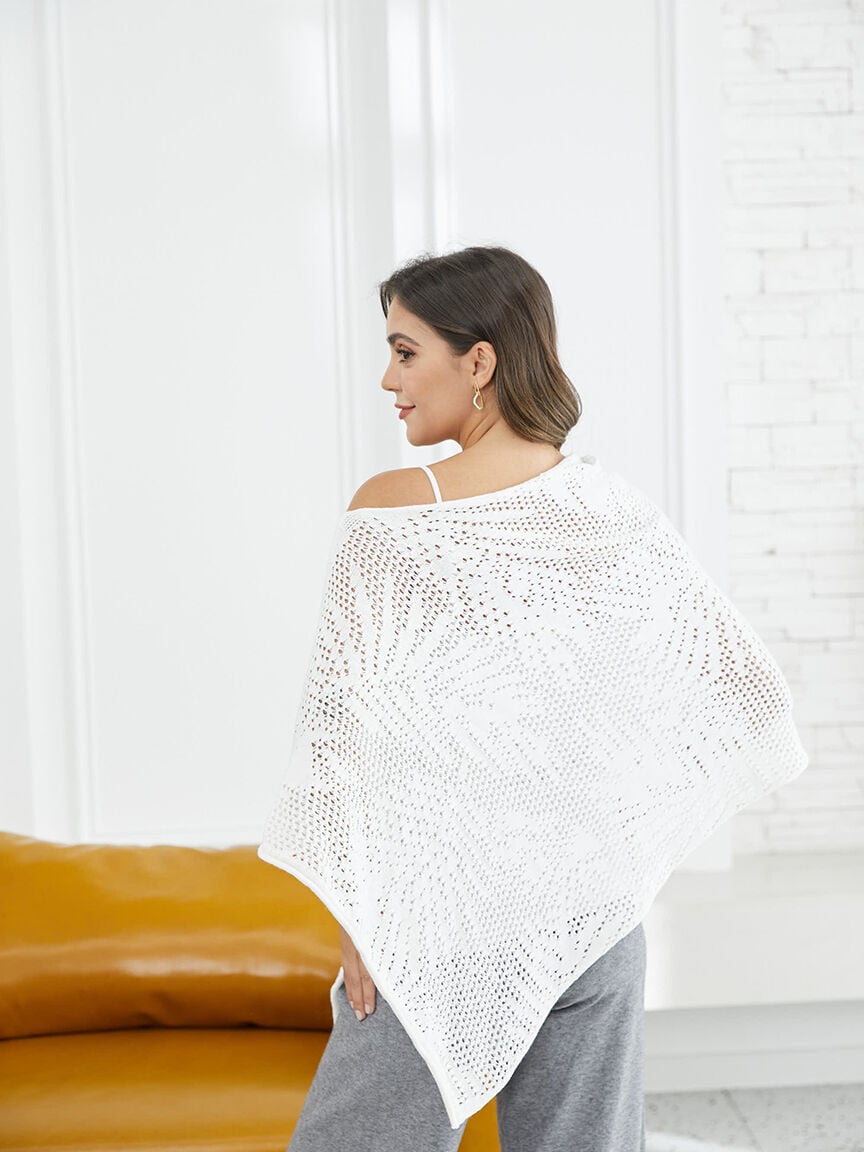 Airy Crochet Poncho