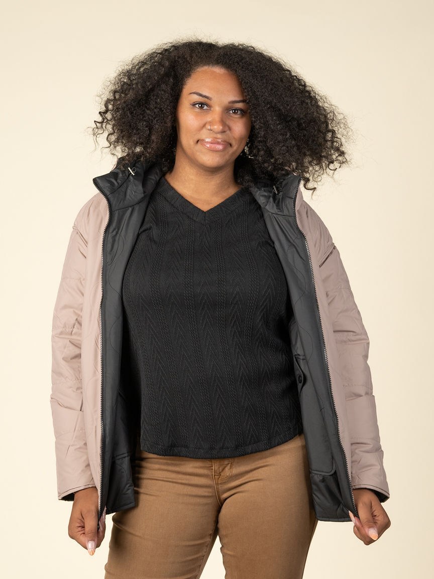 Reversible Quilted Puffer Jacket