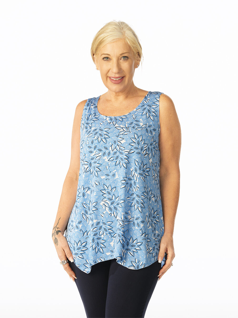 Handkerchief Hem Top Image 1