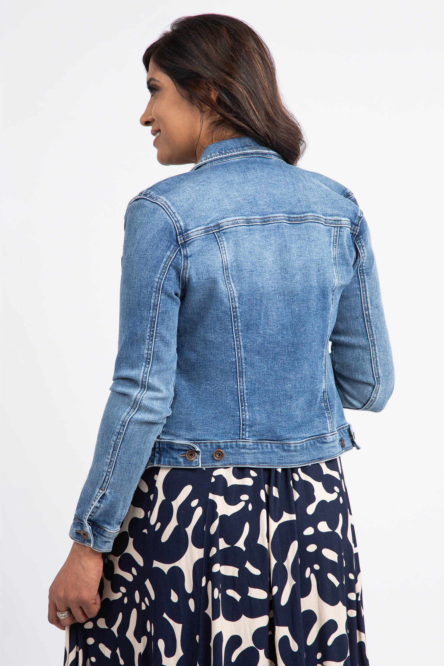 Classic Fit Denim Jacket Image 4