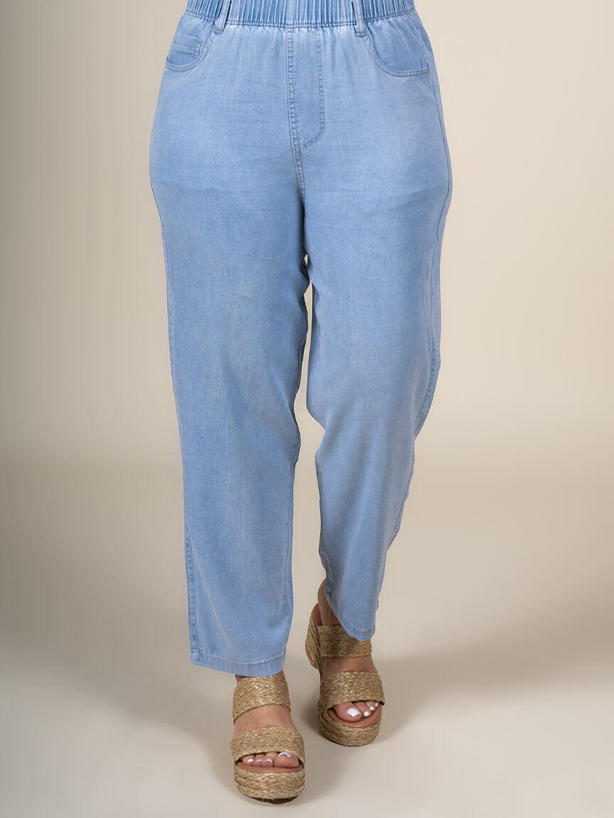 Pull On Tencel Joggers  Image 1