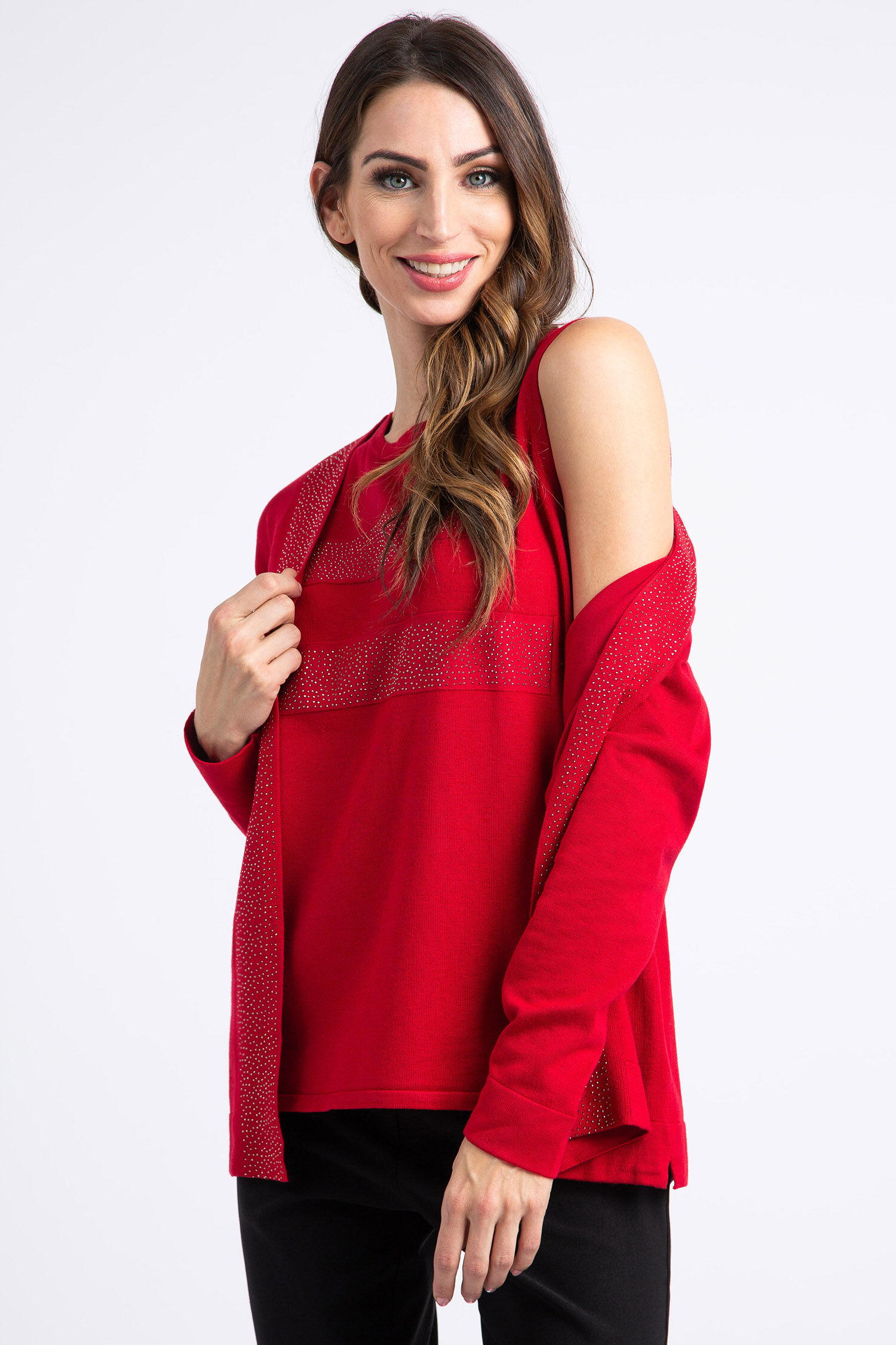 Rhinestone Embellished Twin Set Image 5