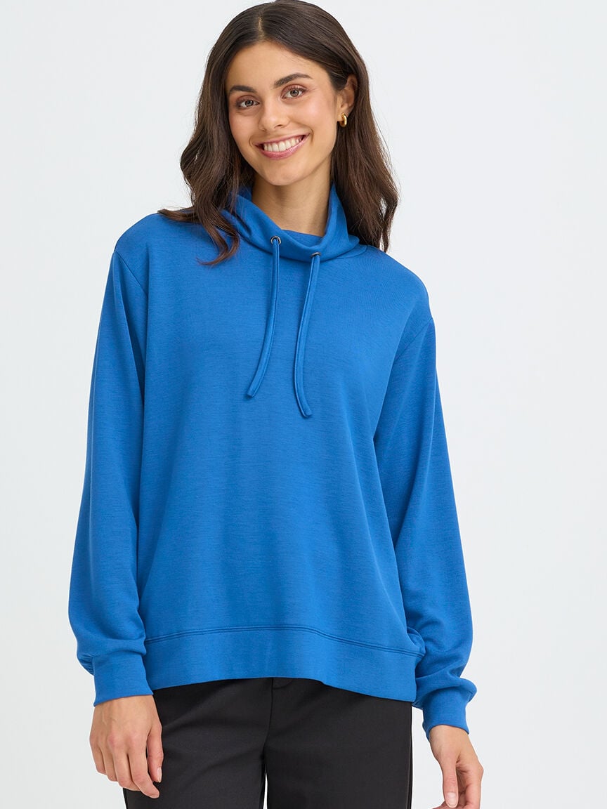 Soft Knit Mockneck Pullover