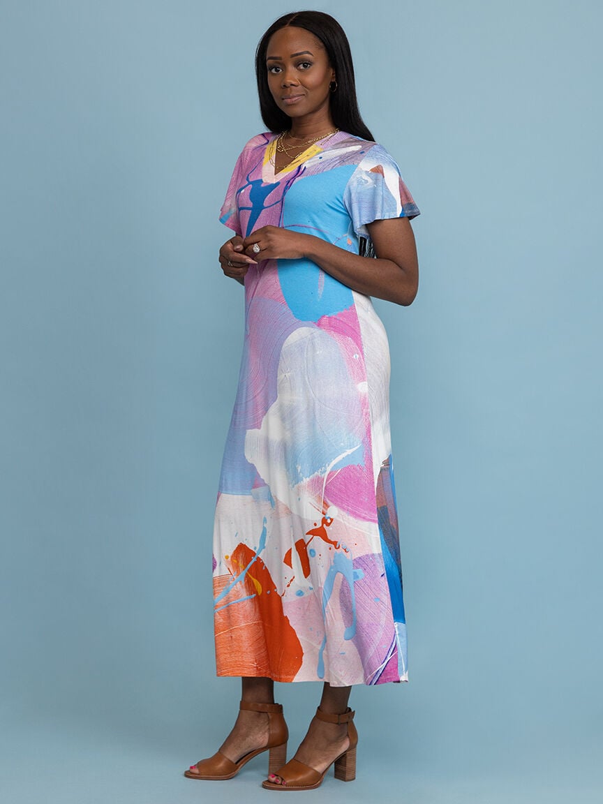 Art Collection Maxi Dress  Image 2