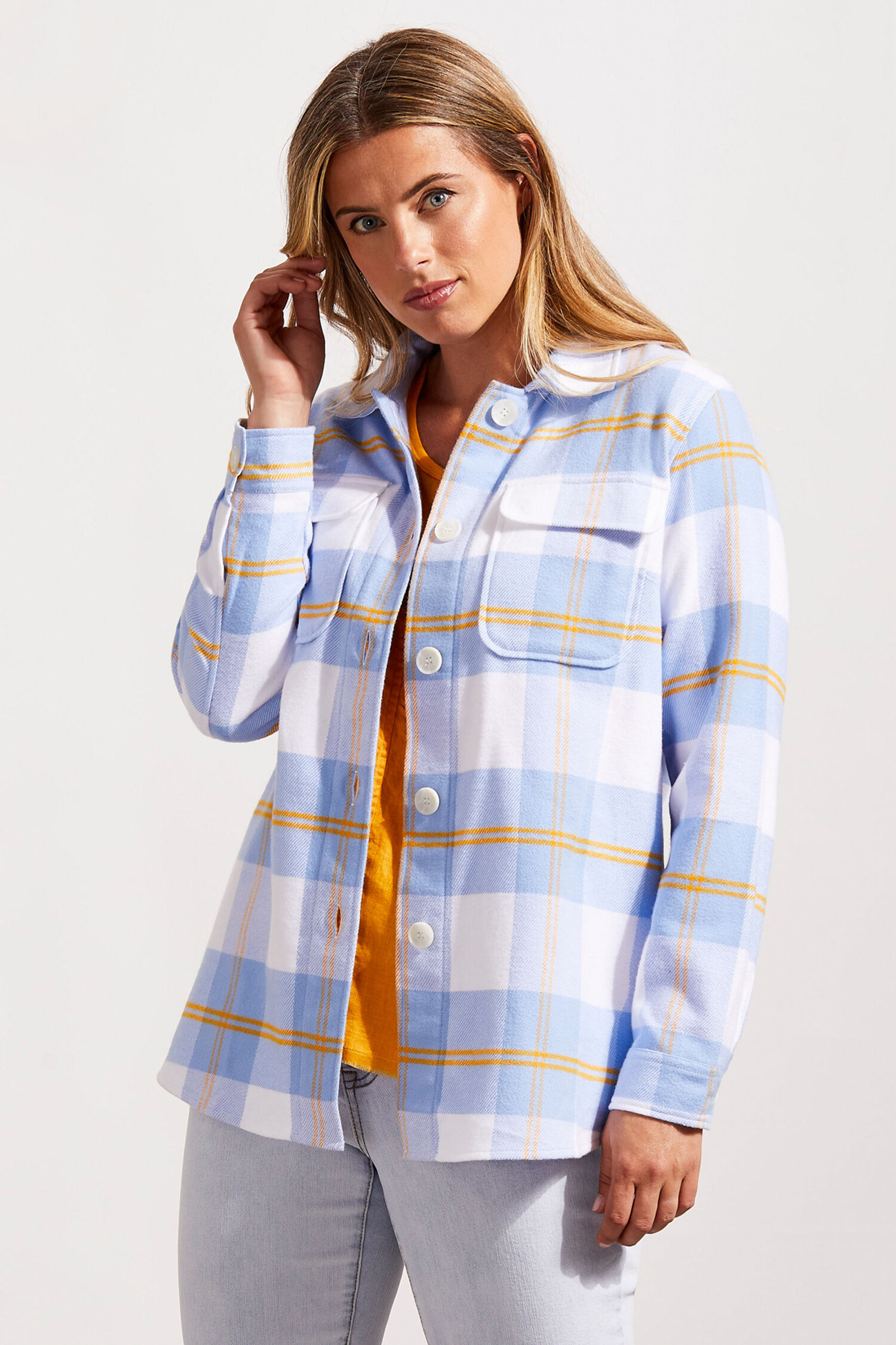 Modern Plaid Shacket  Image 1