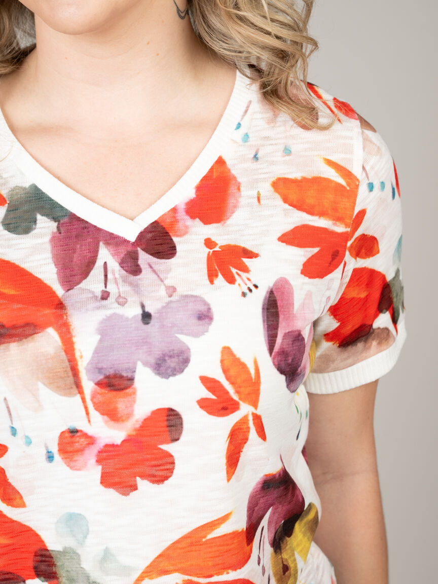 Lightweight Burnout Short Sleeve Tee