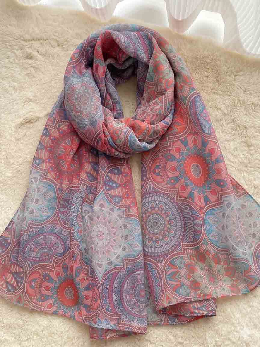 Lightweight Mandala Scarf