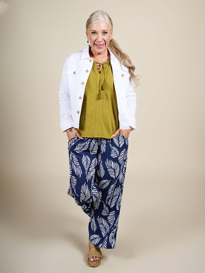 Pull On Wide Leg Pant  Image 4