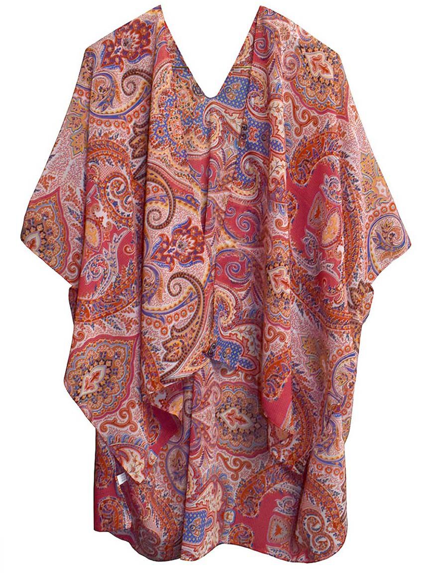 Paisley Print Kimono