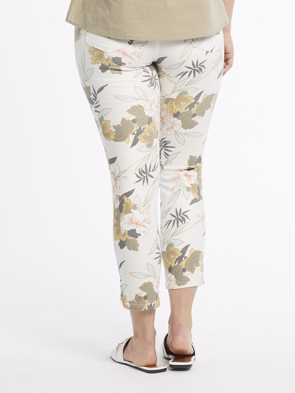Pastel Floral Jeans Image 3