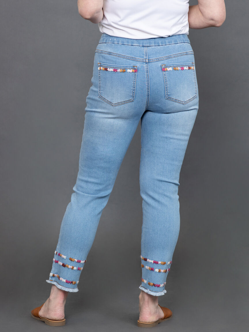 Audrey Pull On Jeans Image 4