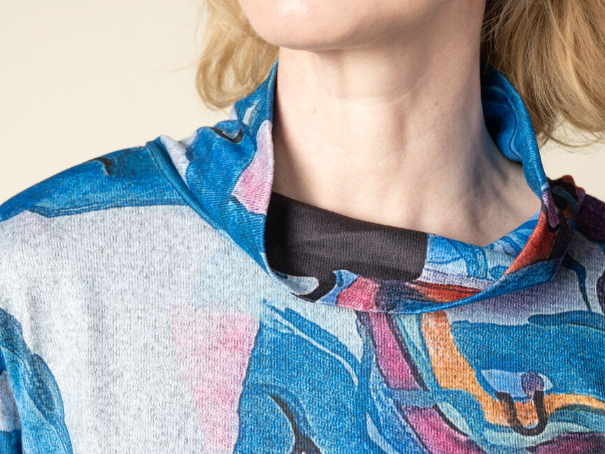 3/4 Sleeve All Over Print Tunic